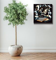 Harmonic Hues Wrapped Canvas