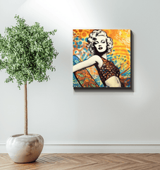 Lively surf image on Surfing 5 06 Wrapped Canvas