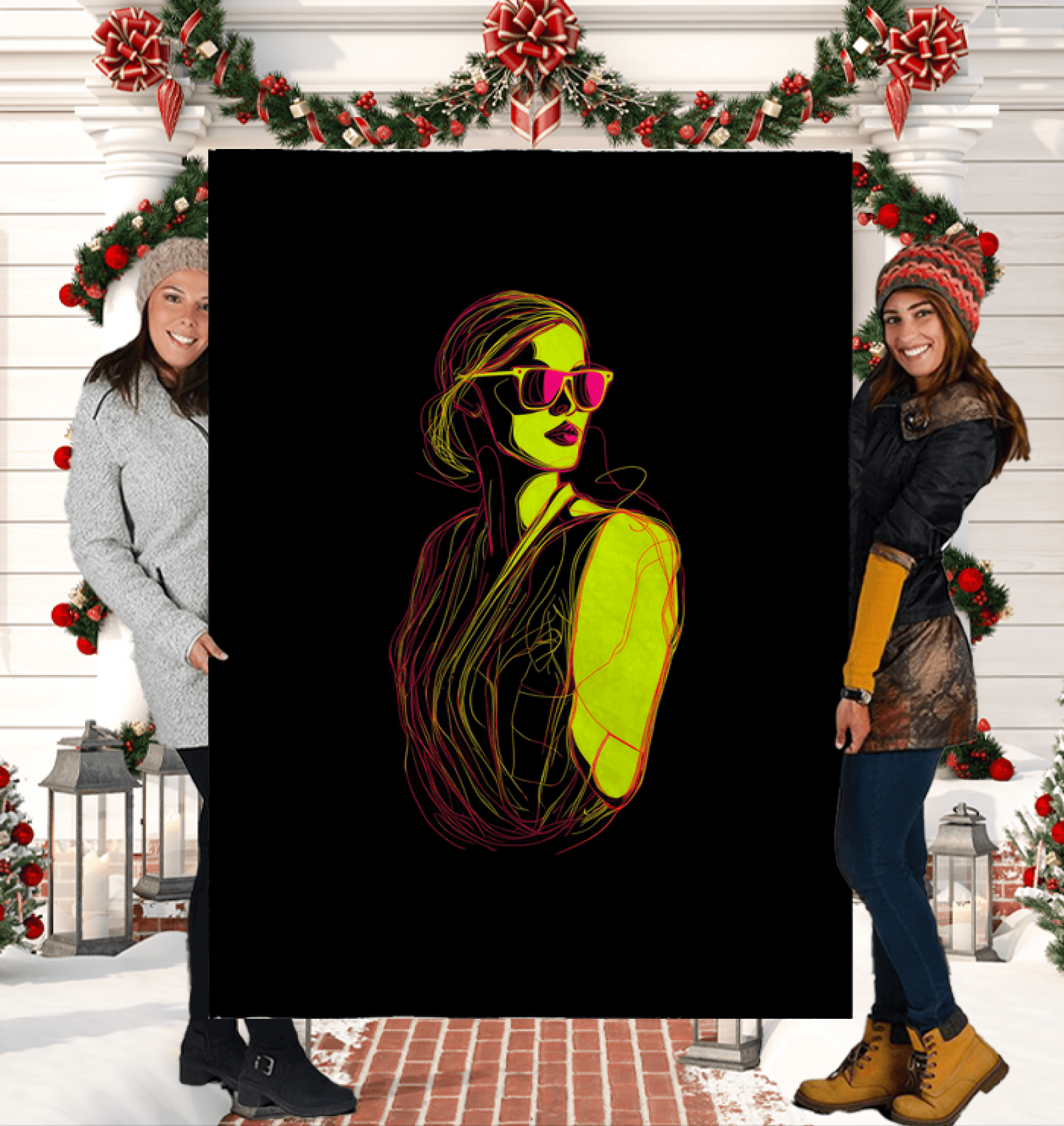 Vogue Vibes Fashionable Sherpa Blanket - Beyond T-shirts