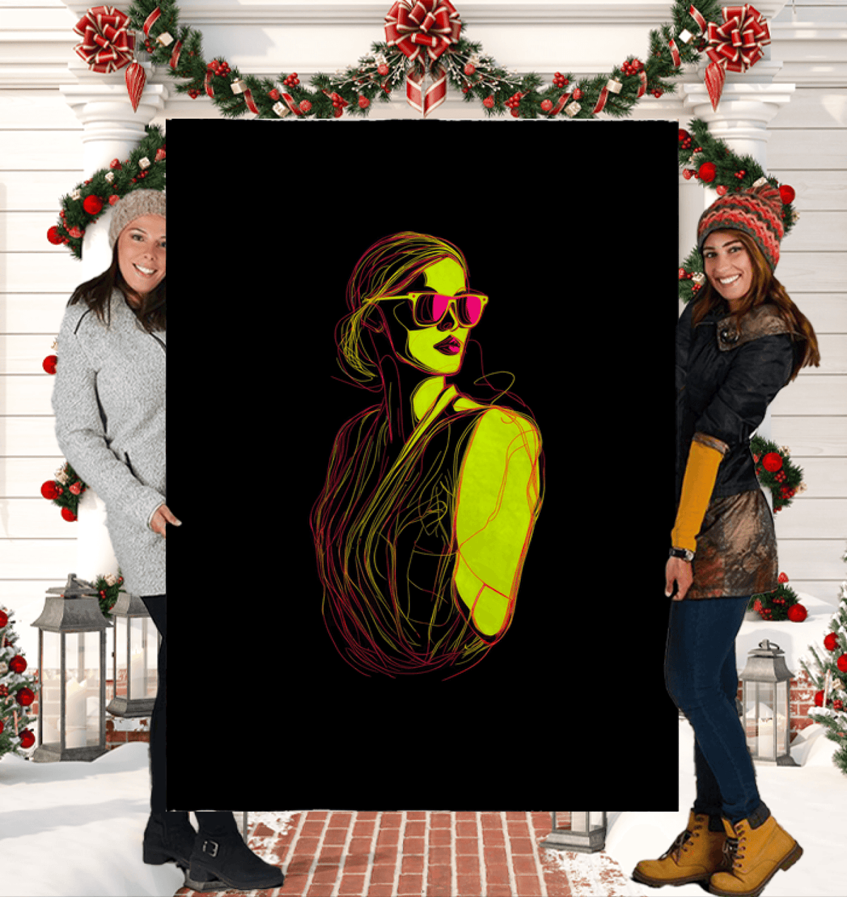 Vogue Vibes Fashionable Sherpa Blanket - Beyond T-shirts