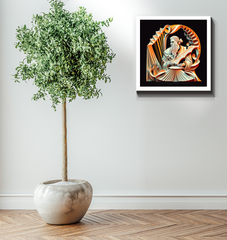 Soulful music-themed wrapped canvas artwork