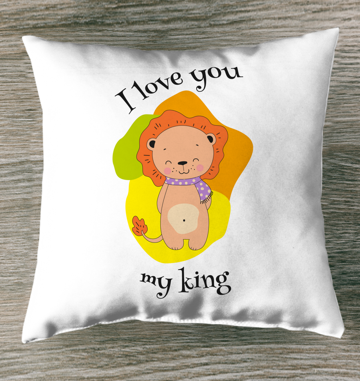 I love you Outdoor Pillow