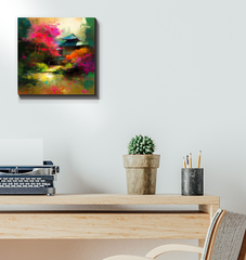 Coastal Escape Landscape Wrapped Canvas