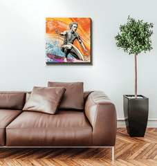 Surfing Aura Canvas Print - Beyond T-shirts