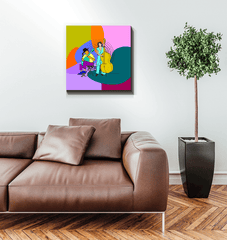 Band Of Musicians Wrapped Canvas - Beyond T-shirts