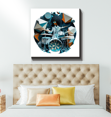 Bassline Beauty Wrapped Canvas