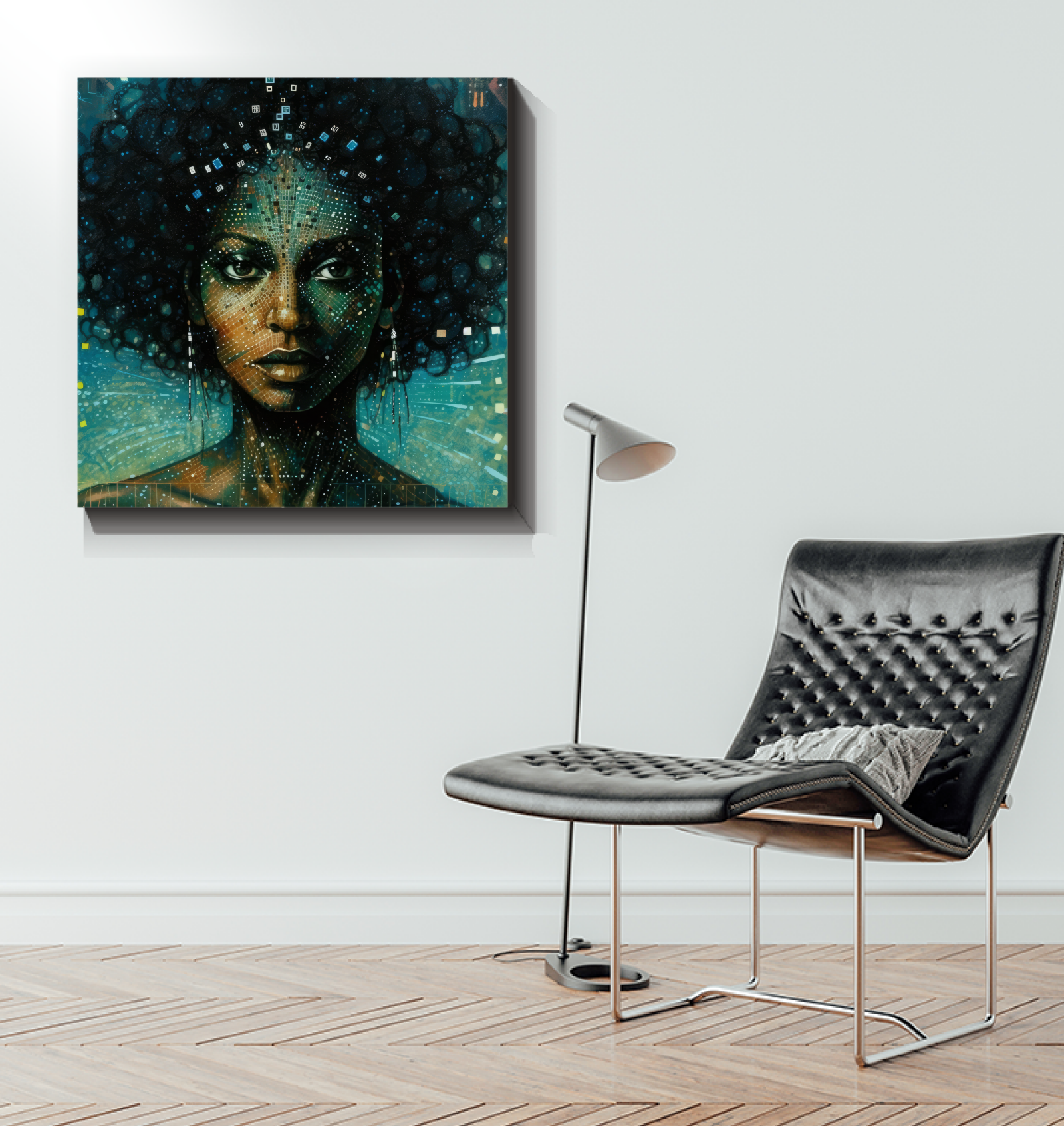 Bohemian Bliss art canvas for living room