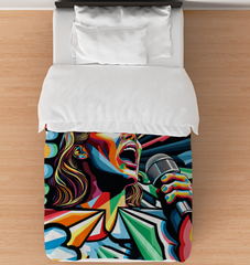 Lullaby in the Rain Duvet Cover