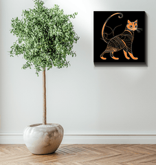 Elegant Abyssinian Sunset Watch Canvas - Beyond T-shirts