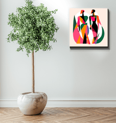 Artistic Expression Runway Elegance Canvas - Beyond T-shirts