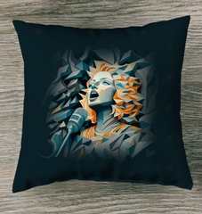 Salsa Sunset Outdoor Pillow