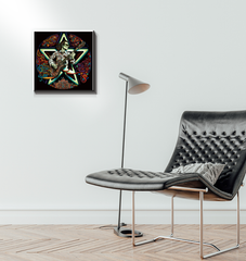Vinyl Vignette Wrapped Canvas
