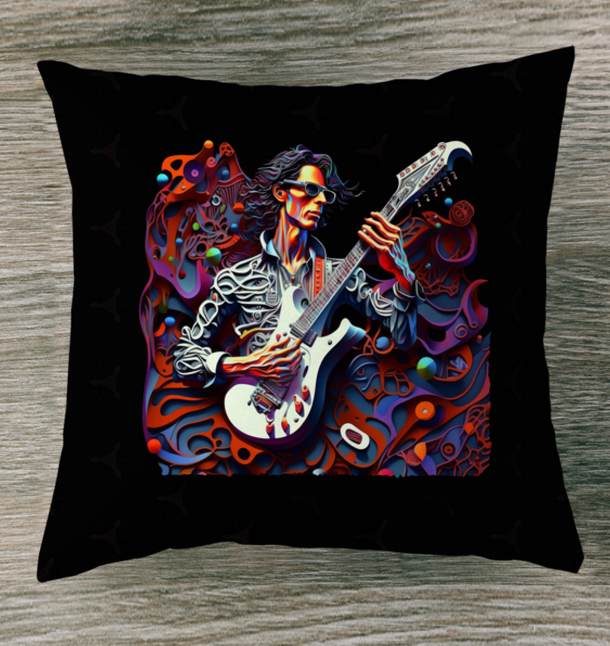 Rock 'n' Roll Legends Outdoor Pillow