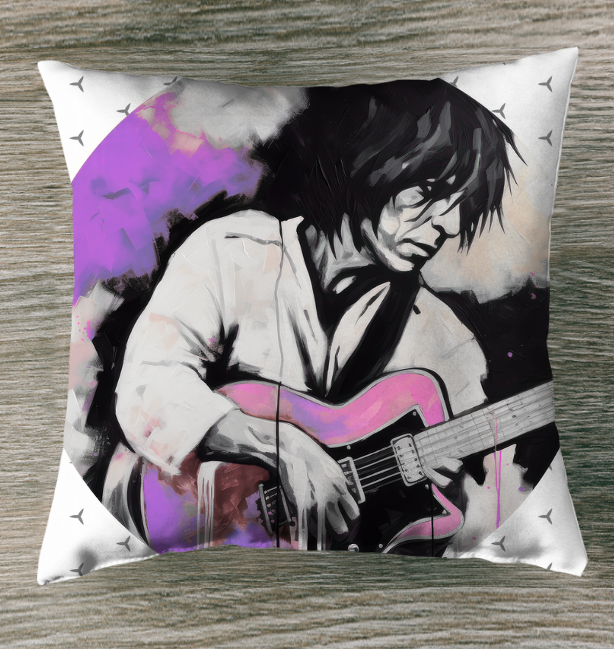 Abstract Nebula Outdoor Pillow