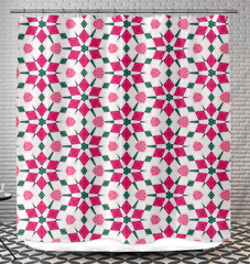 Whimsical Kaleidoscope Shower Curtain