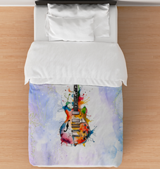 Pianist’s Peaceful Performance Duvet Cover