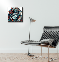 Music inspires great ness Wrapped Canvas