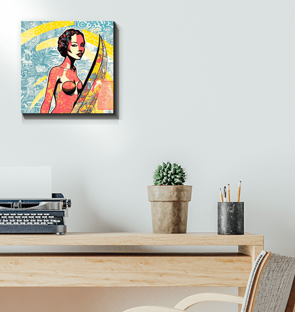 Surfing 5 26T Canvas in a coastal living setting