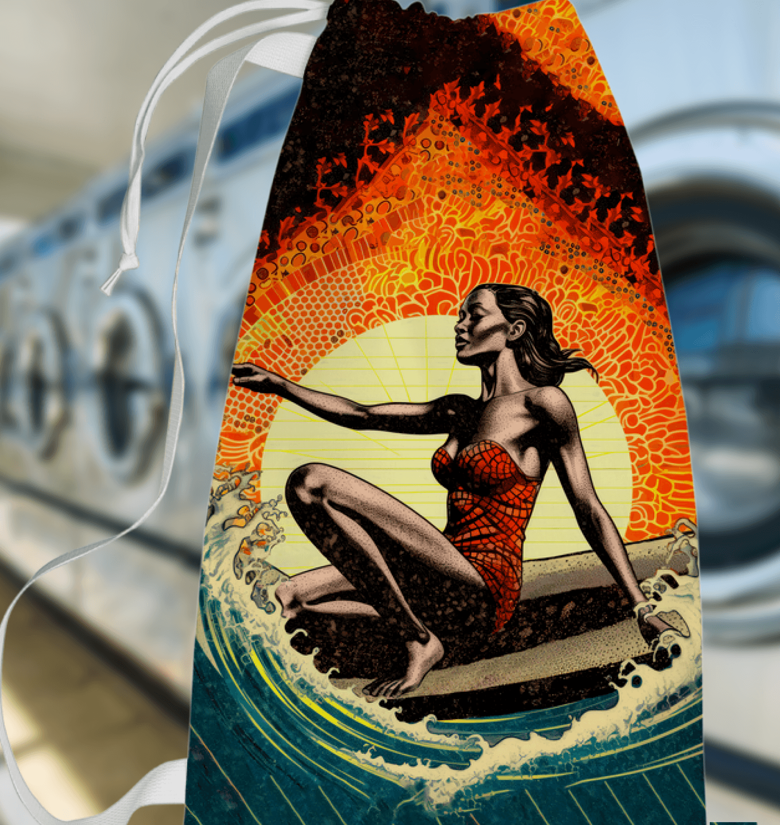 Surfing Spirit Laundry Bag - Beyond T-shirts