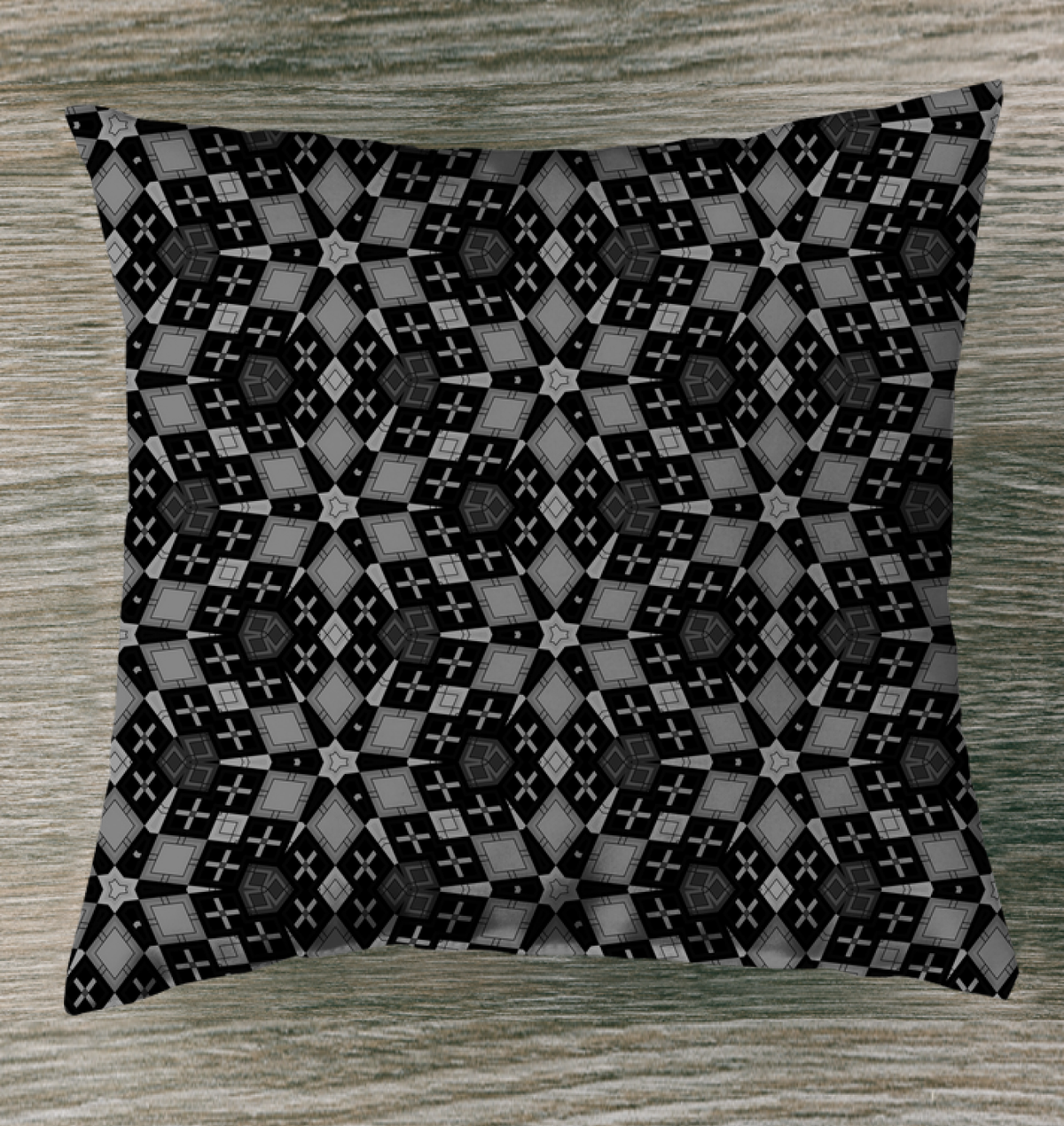 Whimsical Kaleidoscope Pillow