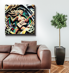 Melody Montage Wrapped Canvas