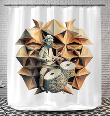 Euphonic Echoes Shower Curtain