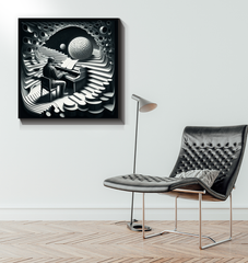 Lyrical Landscape Wrapped Canvas