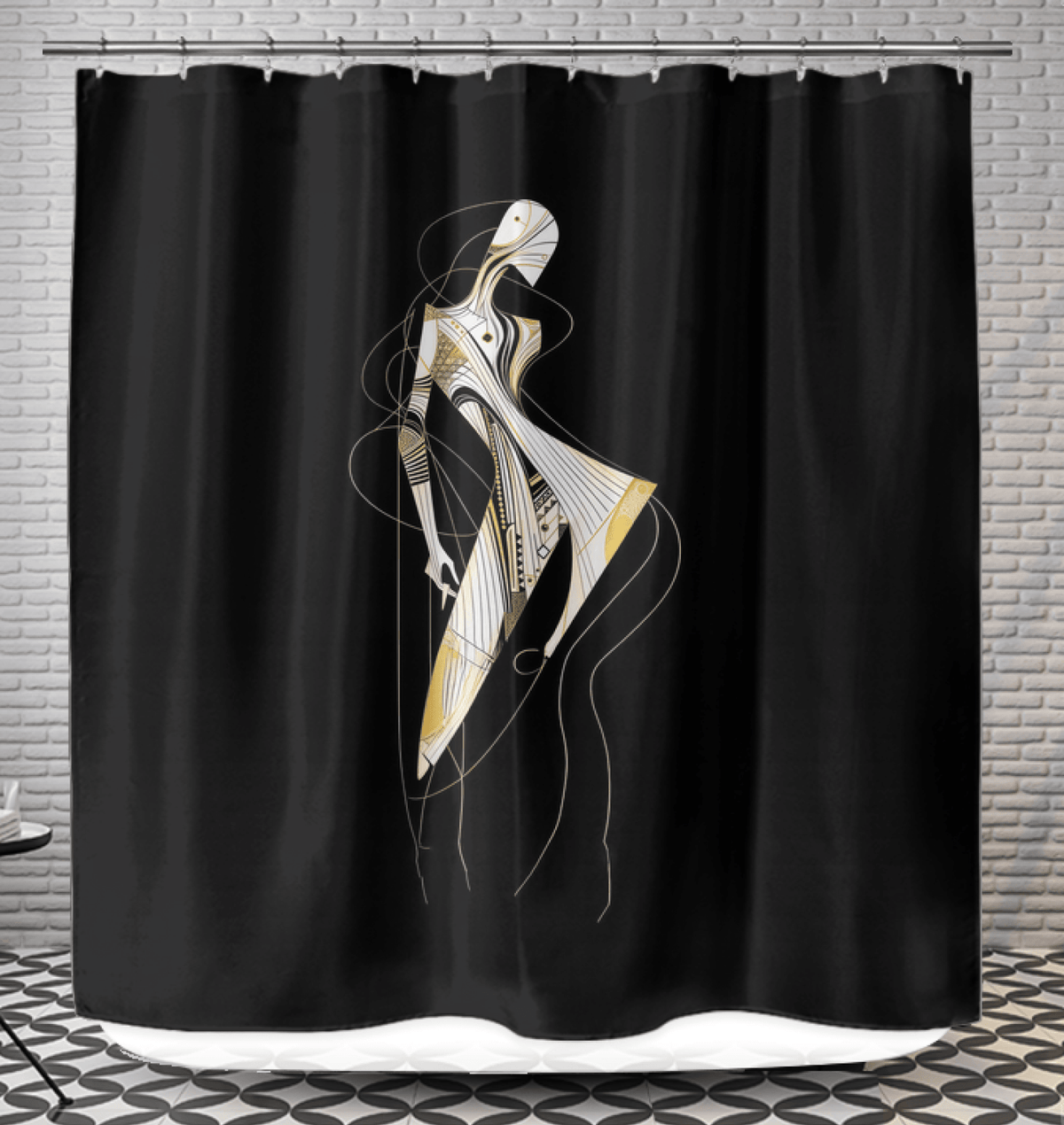 Fashionably Floral Shower Curtain - Beyond T-shirts