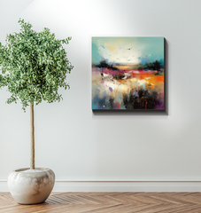 Lakeside Serenity Canvas Art Print