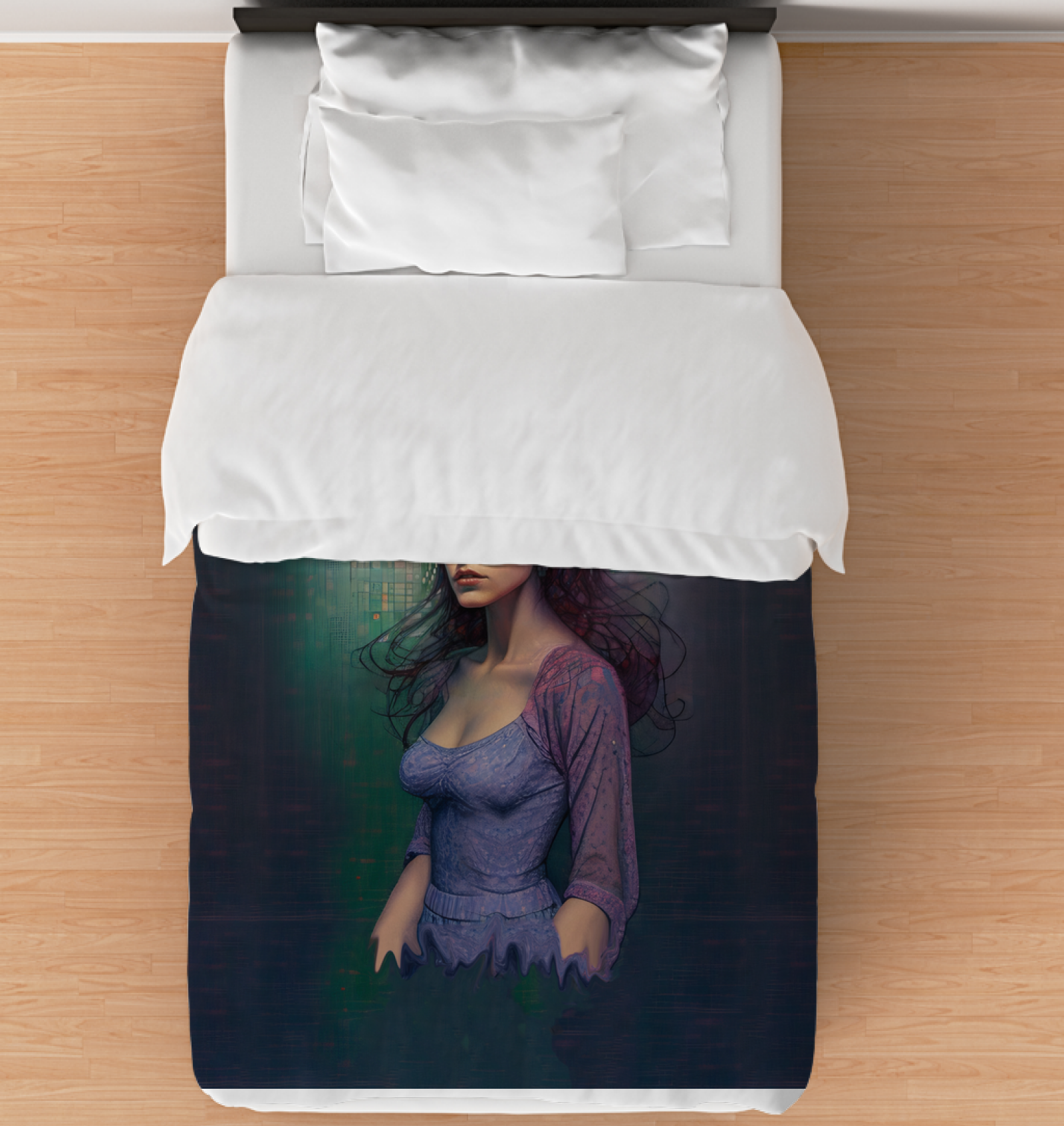 Boho Enchantment Beyond Style duvet cover with whimsical design.