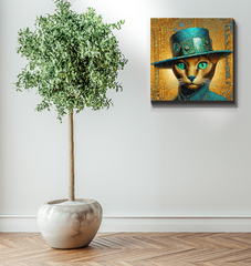 Curious Cats Canvas for home decor