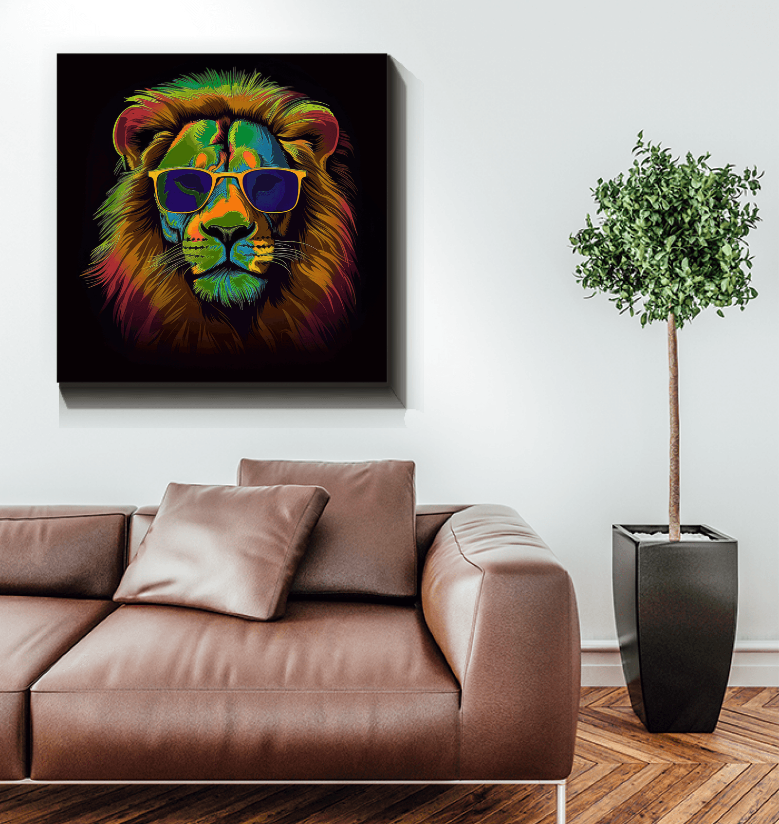Roaring Majesty Canvas Print - Beyond T-shirts