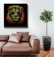 Roaring Majesty Canvas Print - Beyond T-shirts