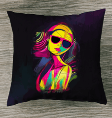 Runway Chic Fashion Outdoor Pillow - Beyond T-shirts
