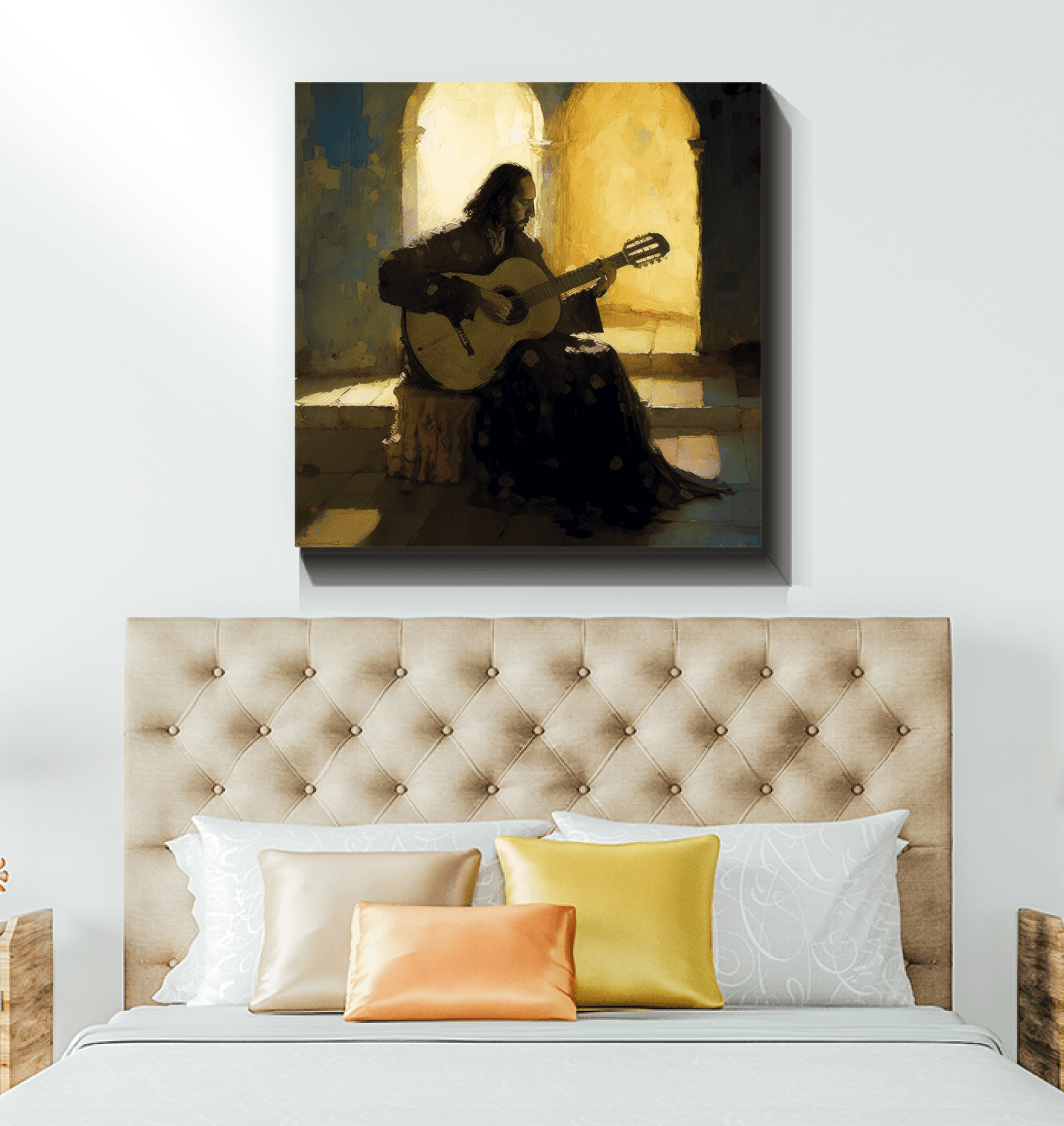 Mandolin Melodies Canvas Print - Beyond T-shirts