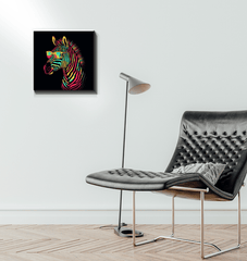 Monochrome Safari Canvas Print - Beyond T-shirts