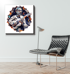 Melody Mountains Wrapped Canvas