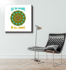 Floral Mandala Art Piece - Beyond T-shirts