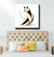 Majestic Persian Cat Royal Pose Canvas - Beyond T-shirts