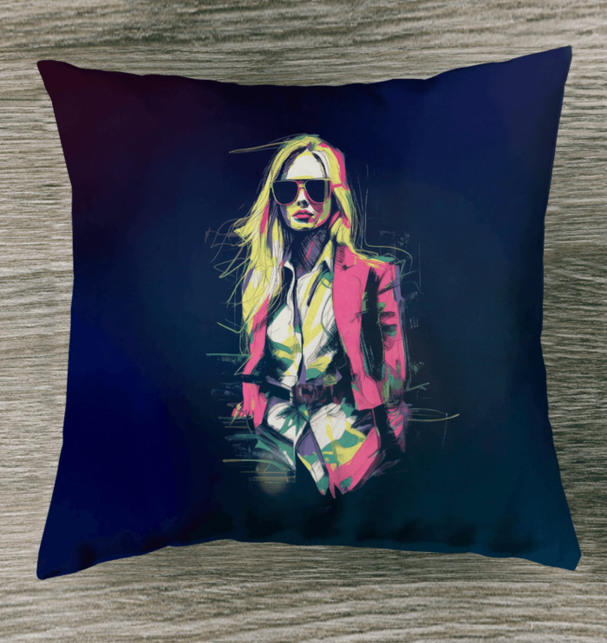 Couture Runway Outdoor Throw Pillow - Beyond T-shirts