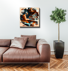 Rhythmic Reverie Wrapped Canvas