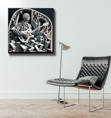 Tropical Salsa Wrapped Canvas