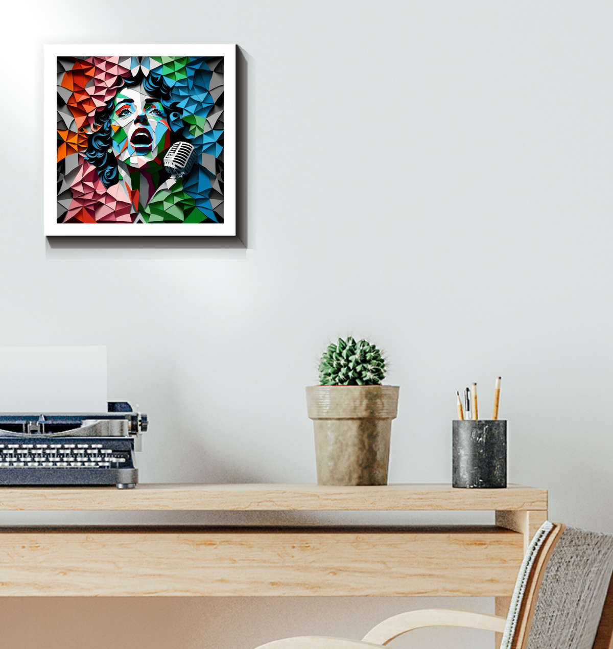 Indie Folk Festival Wrapped Canvas