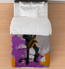 Tranquil Shadows Minimalist Abstract Duvet Cover