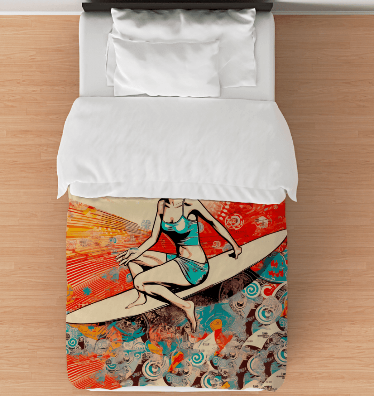 Surf Horizon All-Over Print Comforter - Beyond T-shirts