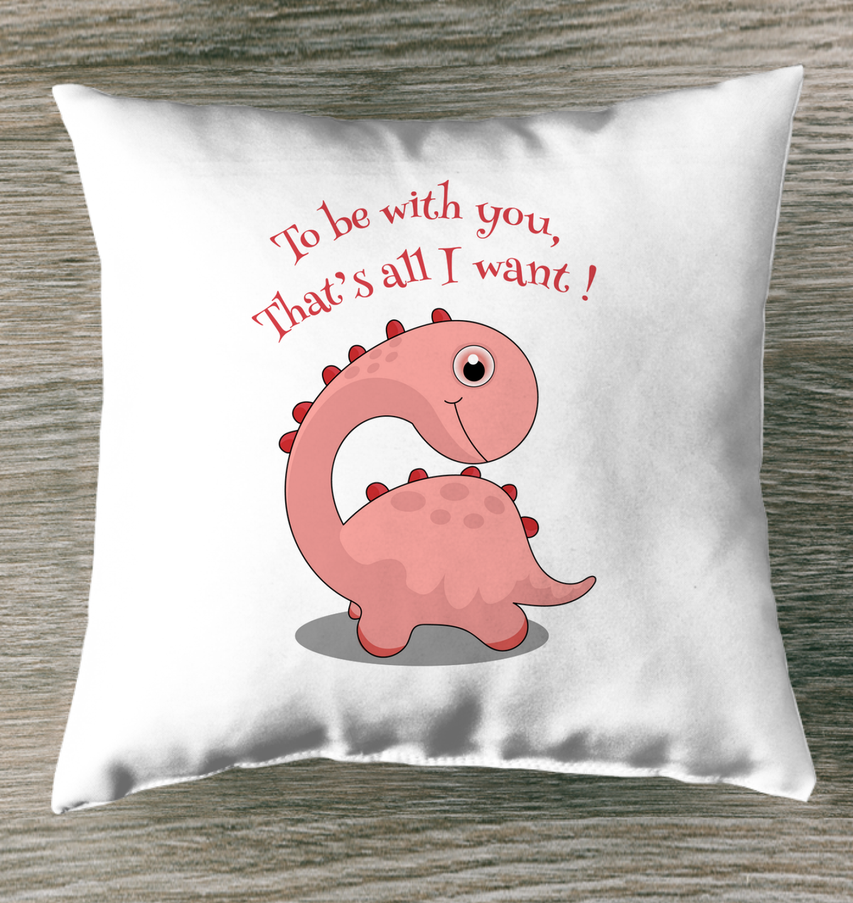 To Be With You Indoor Pillow