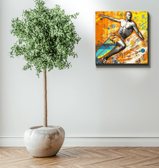 Close-up of Surfing 5 12 Canvas print quality