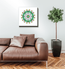 Mandala Harmony Ceramic Plaque - Beyond T-shirts