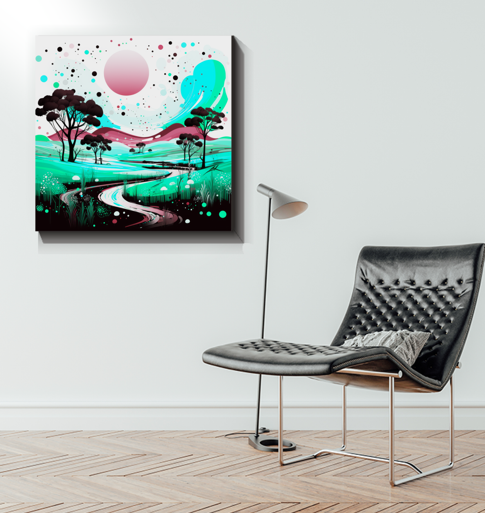 Breathtaking Biome Jungle Landscape Canvas