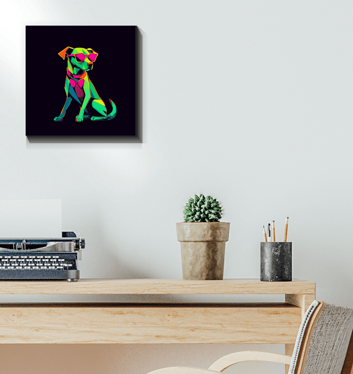 Pawfect Friendship Canvas Artwork - Beyond T-shirts